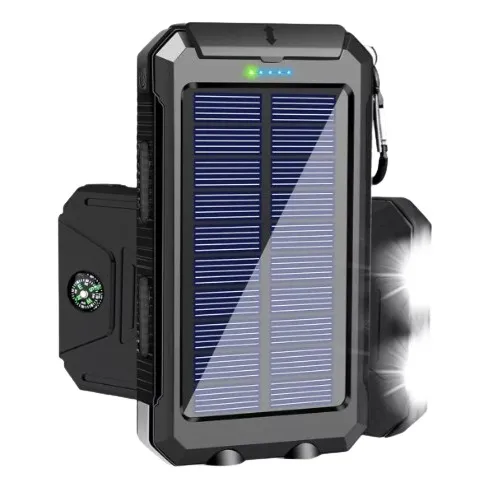 Power Bank 10000mah Powerbank A Prueba De Agua Panel Solar.