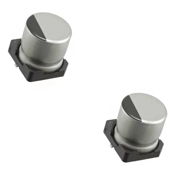 Condensador Electrolítico De Aluminio  Smd 10.5mm De Altura 