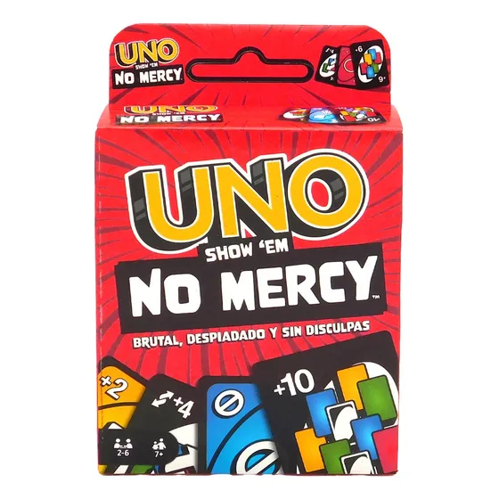 Juego De Mesa - Juego De Cartas Uno No Mercy - Brutal