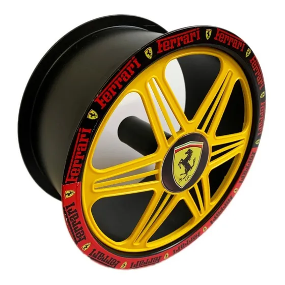 Carretilha Carretel 26cm Linha Pipa Rolamento Duplo Ferrari 