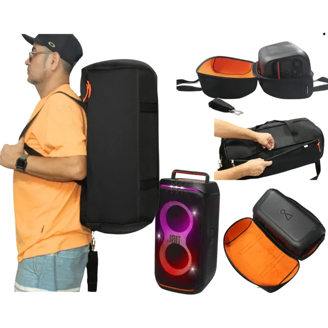 Case Jbl Partybox 120 Capa Bag C/ Bolso A Prova D` Agua