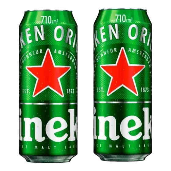Cerveza Heineken 710 Ml X 2 Un.