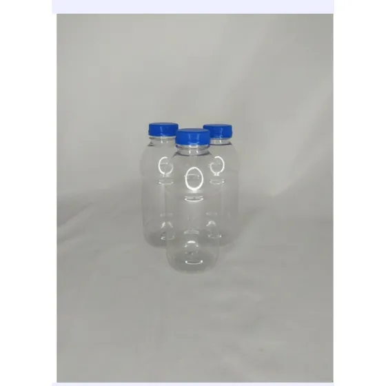 Envase  Plástico Pet  250ml/cc Con Tapa Rosca Azul  29mm 