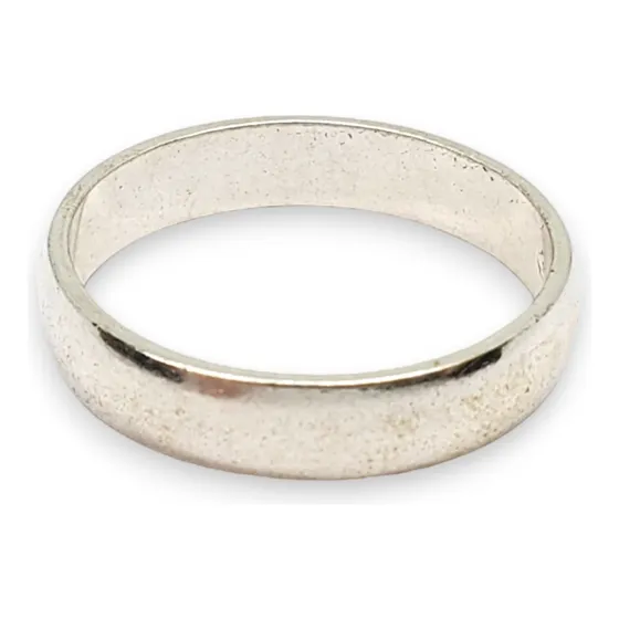 Anillo Plata 925 Alianza Media Caña