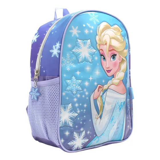Mochila Frozen Espalda Jardin 12 PuLG Pelicula Let It Go Edu Color Lila 57850 Diseño De La Tela Estampado