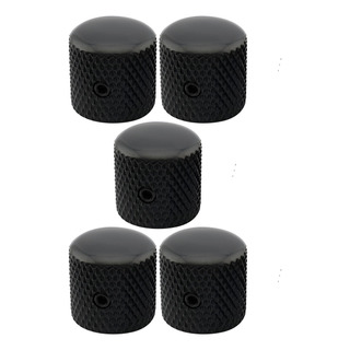 Kit 5 Knob Metal Preto P/ Guitarra Alta Qualidade Com Trava Kit 5 Knob Metal Preto P/ Guitarra Alta Qualidade Com Trava