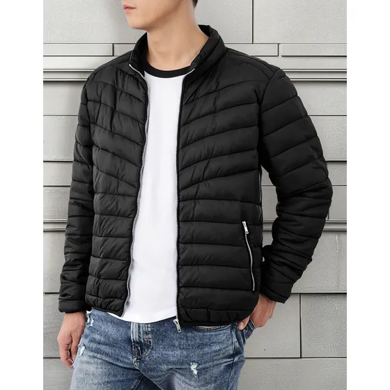 Chamarra Hombre Acolchada Tipo Puffer Capitonada 