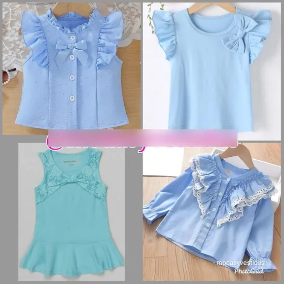 Blusas Para Niñas, Jovencitas Y Damas