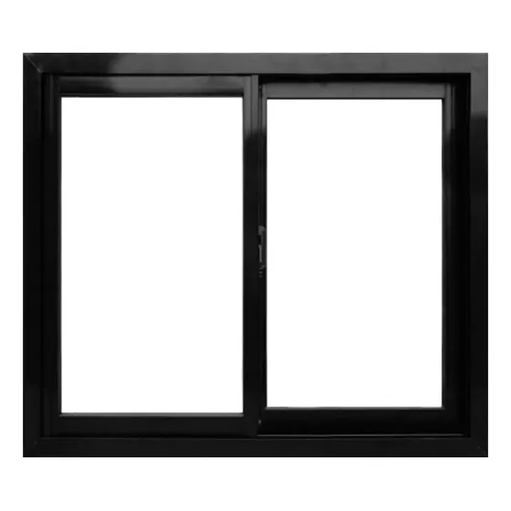 Ventana De Aluminio Linea Herrero Negra 3mm 180x150