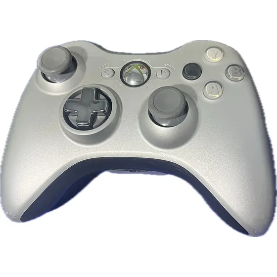 Control Inalámbrico Xbox 360 Plateado Microsoft