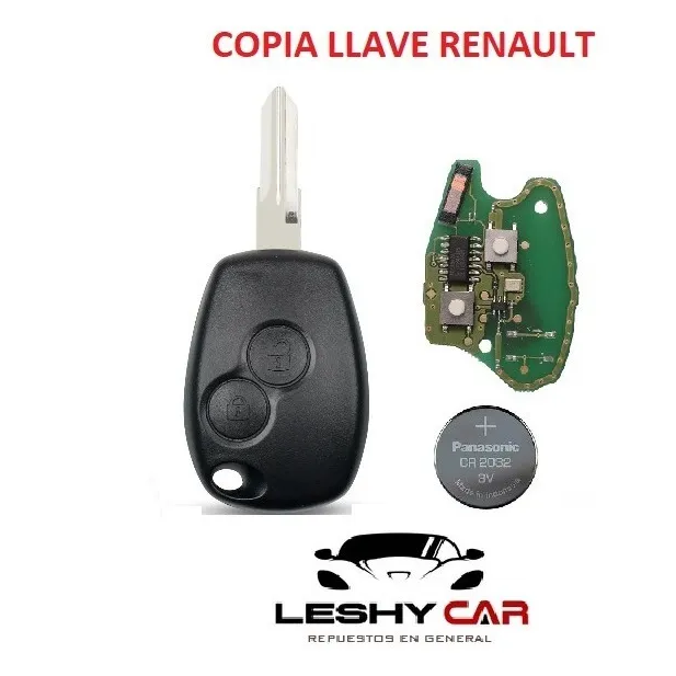 Llave Renault Logan Sandero Stepway Duster Clio 2004 - 2014