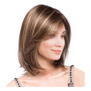 Peluca Rubia De Cabello Natural A La Moda For Mujer Peluca Rubia De Cabello Natural A La Moda For Mujer
