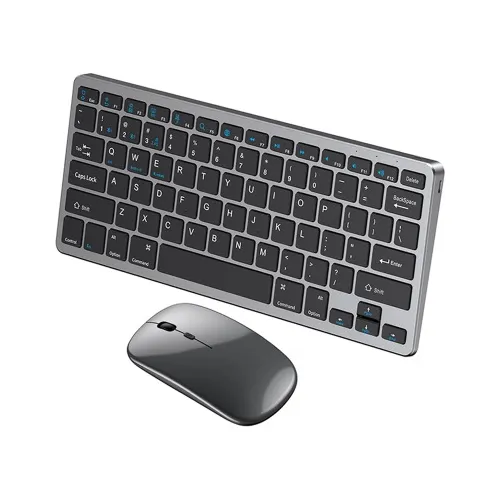 Teclado Y Mouse Inalambrico Recargable Windows Android Apple