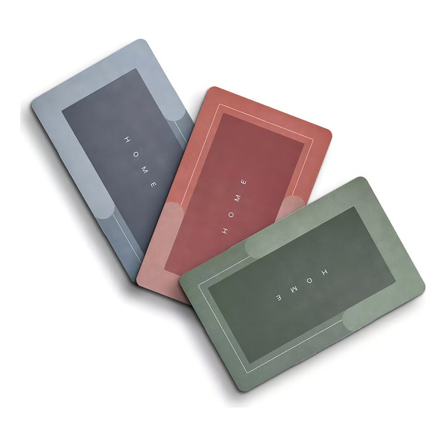 3 Tapetes Mágico Absorvente Antiderrapante Banheiro Box 3 Tapetes Mágico Absorvente Antiderrapante Banheiro Box