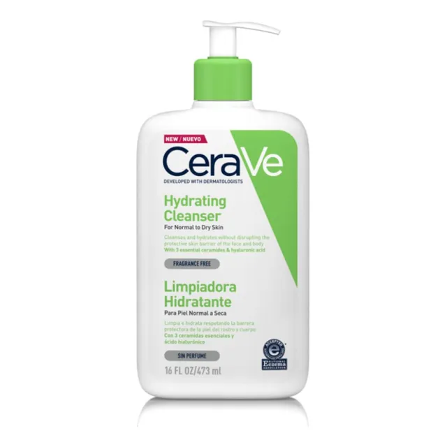 Cerave Limpiador Hidratante 473ml- Piel Normal A Seca