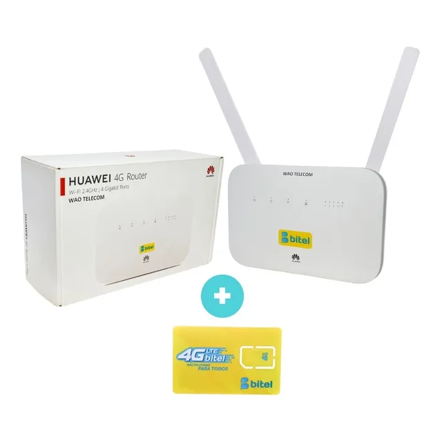 Modem B612 Desbloqueado + Chip Bitel Con Internet Ilimitado