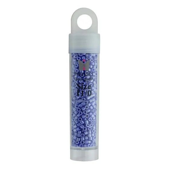 Vial De Cuentas Miyuki Delica Blue Cyan Opque Luster Dbgms