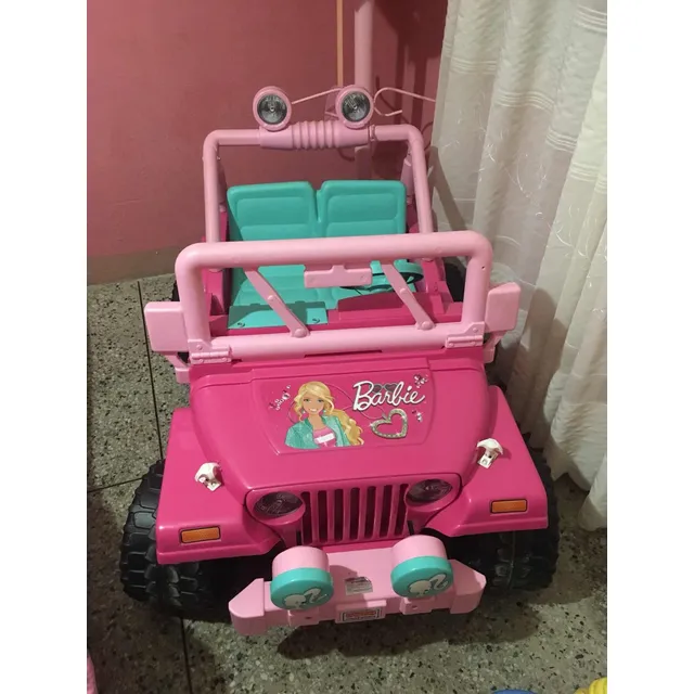 Carro Eléctrico D Barbie Fisher Price Sin Batería Como Nuevo