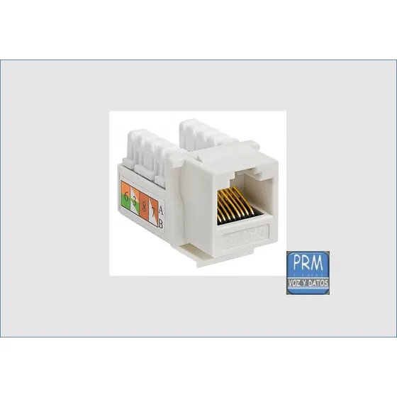 Keystone Jack Coupler Rj45 Cat 6 Blanco Qnet6kjwh Qnet