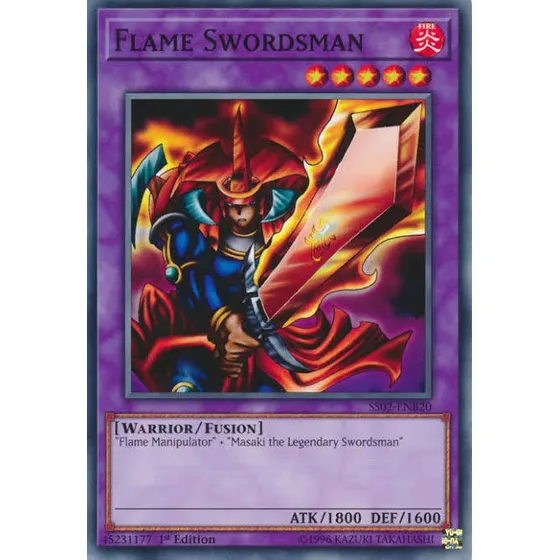 Flame Swordsman Común Espadachín Llamas Yugioh