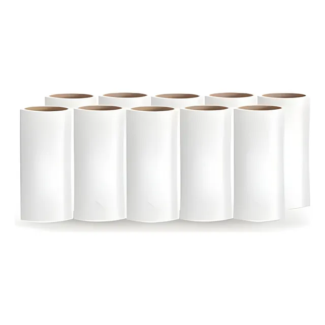 Rodillo Adhesivo Quita Pelos Pelusa Pack X10 Repuesto
