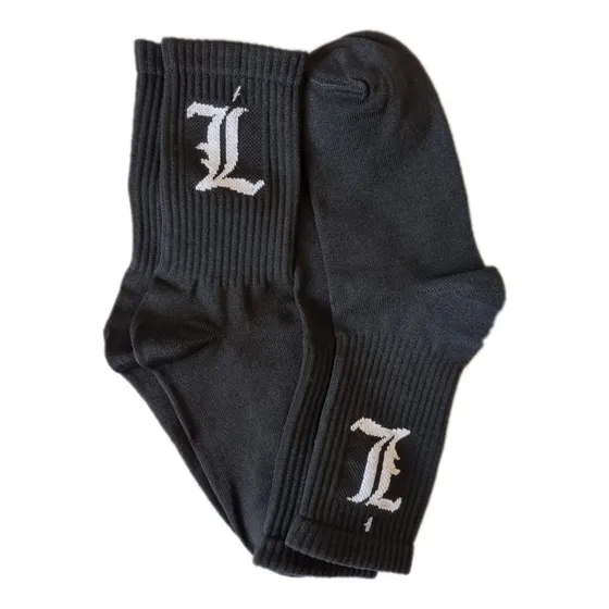 2 Pares Calcetas Calcetines Death Note L Misa Light Anime