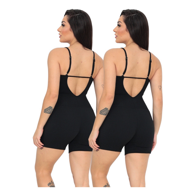 Kit 2 Macaquinhos Fitness Academia Treino Roupa De Corrida Kit 2 Macaquinhos Fitness Academia Treino Roupa De Corrida