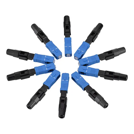 Conector Rapido Fibra Óptica Ftth Sc Upc Blíster 10 Unidades