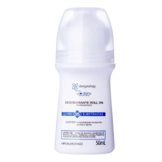 Desodorante Roll On Uso Diário Alergoshop Hipoalergênico 