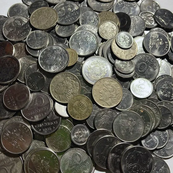 Lote Com 300 Moedas Antiga Do Ano De 1950a1983