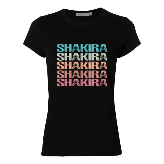 Camiseta Shakira Las Mujeres Ya No Lloran Wolrd Tour