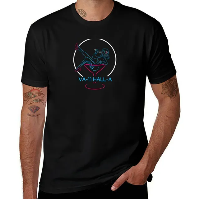 Va-11 Hall-a Playera Con Letrero De Neón Playeras De Vera