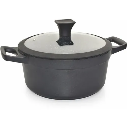 Cacerola Antiadherente Cuori 28cm 6,7lts Apta Todo Fuego