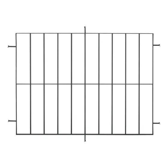 Reja Para Ventana 120 X 100 Hierro Varilla 12mm Color Negro Waluminio