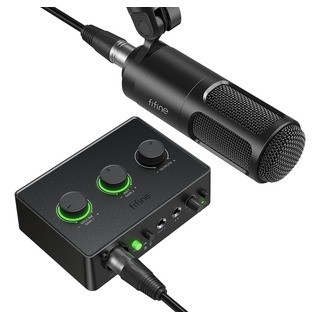 Conjunto De Equipo De Podcast Fifine, Kit De Grabacion De... Conjunto De Equipo De Podcast Fifine, Kit De Grabacion De...