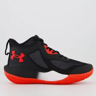 TĂȘnis Under Armour Bankshot Preto E Vermelho TĂȘnis Under Armour Bankshot Preto E Vermelho