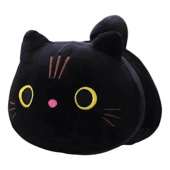 Almohada Suave De Felpa Grande Para Abrazar Gato De Peluche
