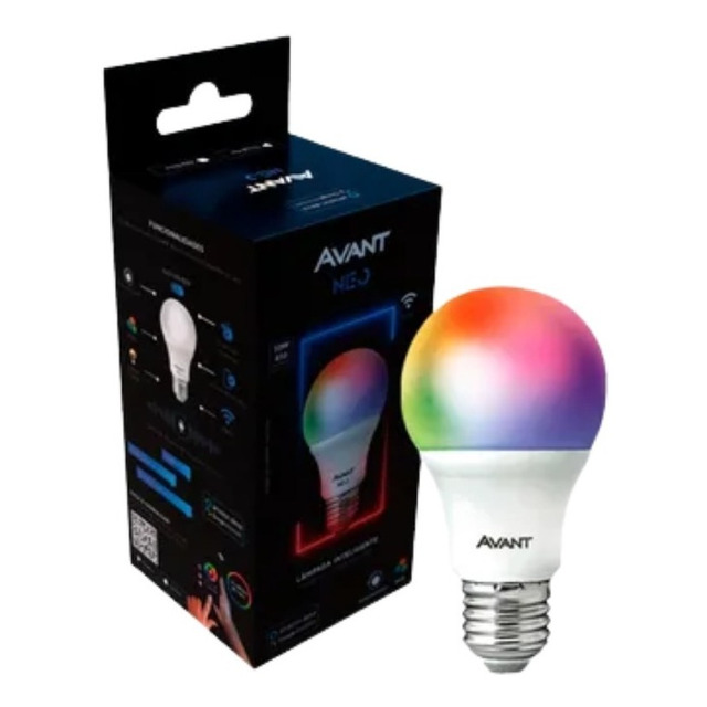 Lampada Led Pera Smart Inteligente Wi Fi Alexa Google 10w Rgb 2700k/6500k Branco Quente/ne... Lampada Led Pera Smart Inteligente Wi Fi Alexa Google 10w Rgb 2700k/6500k Branco Quente/ne...