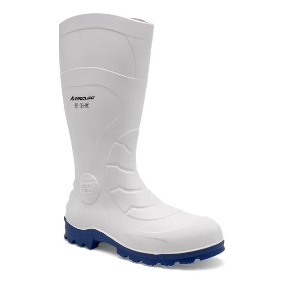 Bota Industrial Hombre Cliff  20 Color Blanco D9