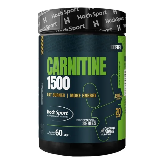 L-carnitine 1500 X 60 Cápsulas - Hochsport Oficial