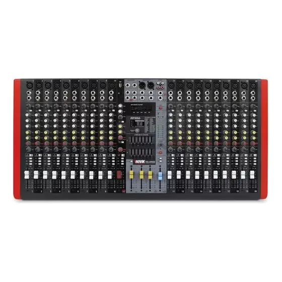  Mesa De Som Novik Nvk 20m Fx 20 Canais Bluetooth