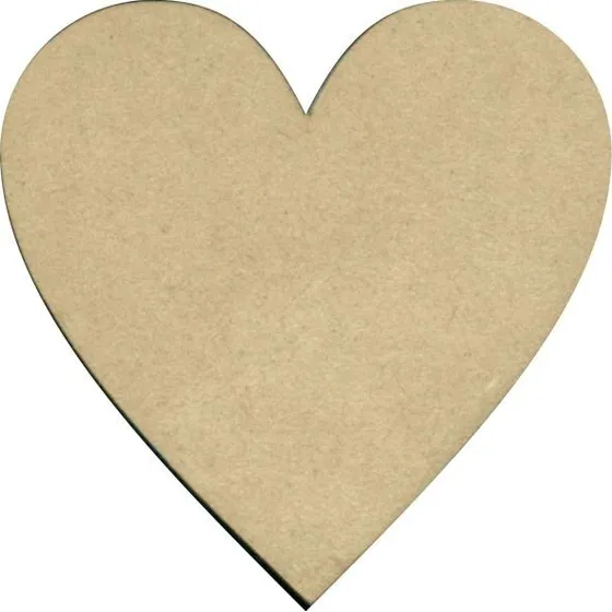 Corazón Fibrofacil Figura Laser Mdf 3 Mm 5 Cm 100 Un