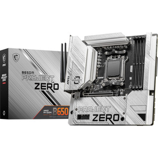 Placa-mãe Msi B650m Project Zero Gaming Com Amd Ryzen Placa-mãe Msi B650m Project Zero Gaming Com Amd Ryzen