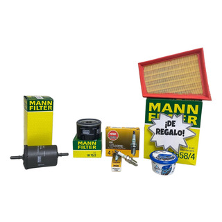 Kit De Filtros Logan 1.6 2015-2019 Incluye Bujias De Platino Kit De Filtros Logan 1.6 2015-2019 Incluye Bujias De Platino