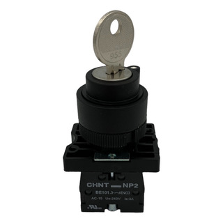 Selector Plastico 2 Posiciones Sostenido Con Llave Np2-eg21 Selector Plastico 2 Posiciones Sostenido Con Llave Np2-eg21