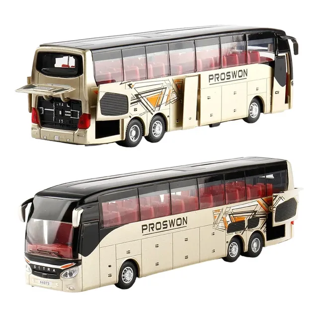 Bus Turistico Juguete Escala 1:32 Coleccionable