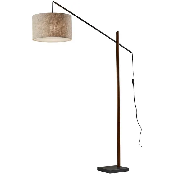 Adesso Ethan Acr Lam Para Oficina Casa Color Negro