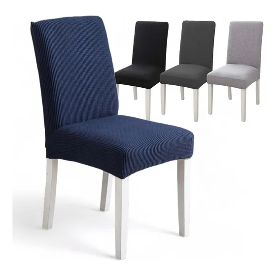 Funda Forro Cobertor Para Silla Comedor Elástico X4 Unidades