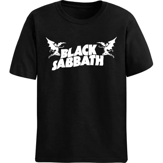 Camisa Camiseta Black Sabbath Símbolo Banda Rock Heavy Metal
