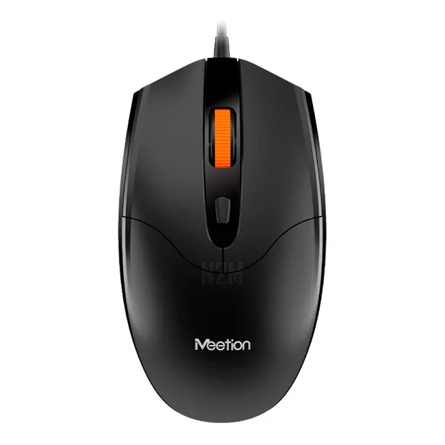 Mouse Con Sensor Optico Cable Usb 1600 Dpi Meetion Mt-m362